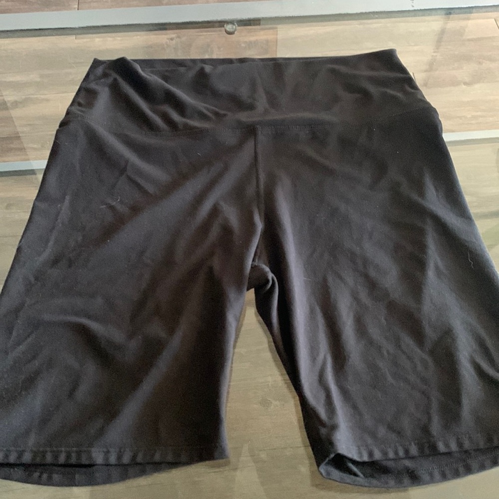 Black biker shorts